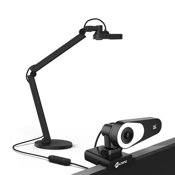 JOYUSING 4K Ultra HD Dokumentenkamera mit physischen Tasten — USB-Webcam für Lehrer, Live-Demos & Fe