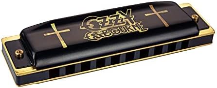 Hohner M666 Ozzy Osbourne Signature Harp, Schwarz-Gold Single, Single