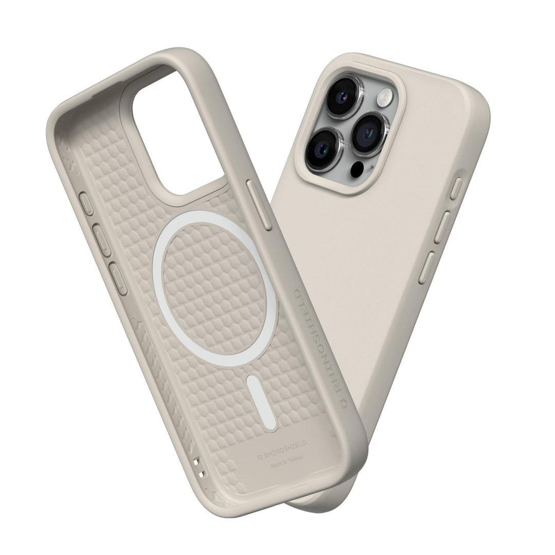 RhinoShield Case kompatibel mit [iPhone 15 Pro] | SolidSuit - MagSafe-kompatibel -Stossdämpfende & s