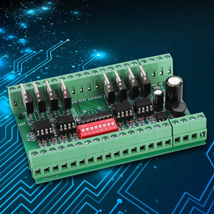 8-Kanal NPN/PNP zu NPN 5V / 24V Pegelwandlermodul Rechteckwelle verstärken Signalumwandlungsmodul Pe