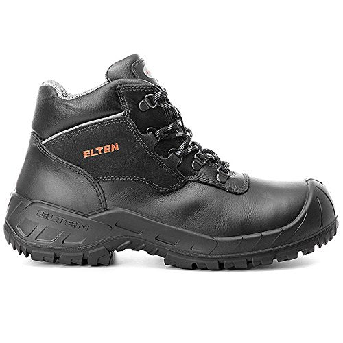 ELTEN Sicherheitsschuhe LUTZ S3 HI, Damen und Herren, Leder, Stahlkappe, leicht, robust, Schwarz, Gr