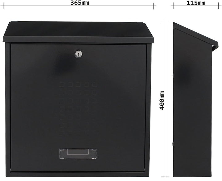 Profirst Mail PM 310 Briefkasten Schwarzgrau