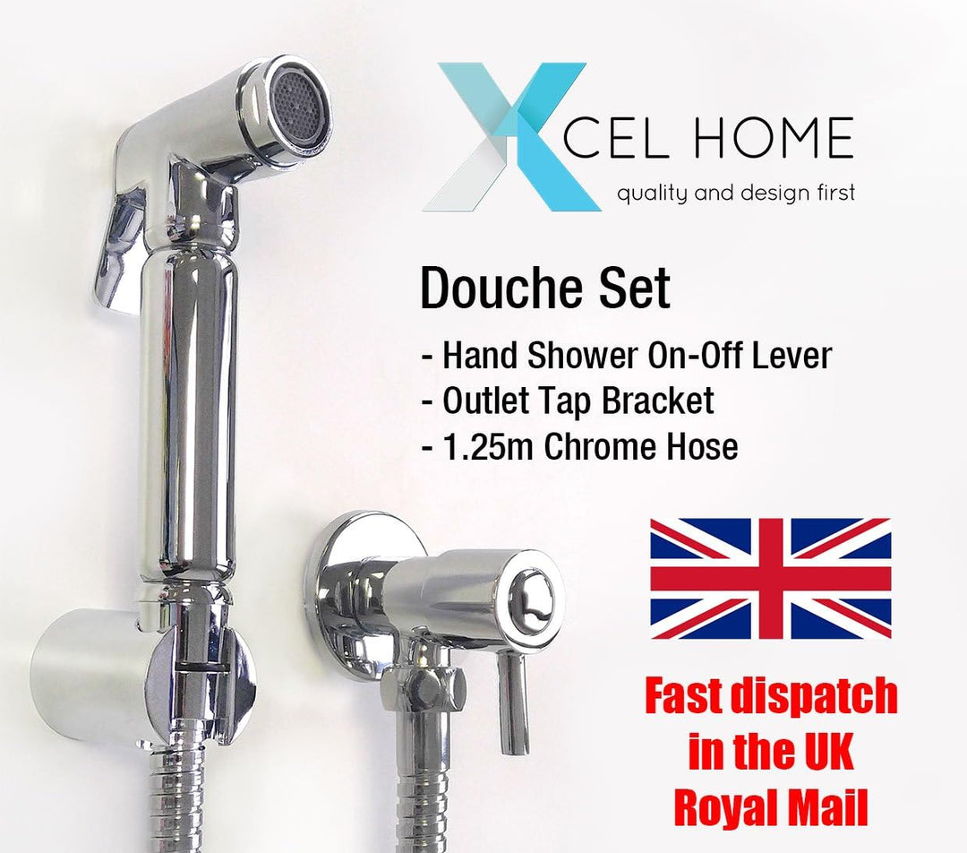 Xcel Home 4O-RW9Y-DJ9E CAW011 Muslim Shattaf Bidet Douche Set Dusche WC Brause Brause Messing Hygien