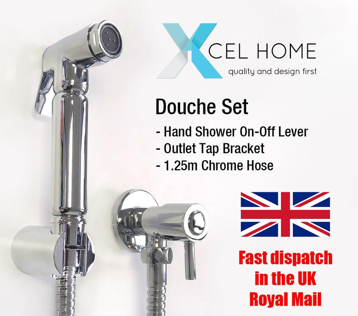 Xcel Home 4O-RW9Y-DJ9E CAW011 Muslim Shattaf Bidet Douche Set Dusche WC Brause Brause Messing Hygien