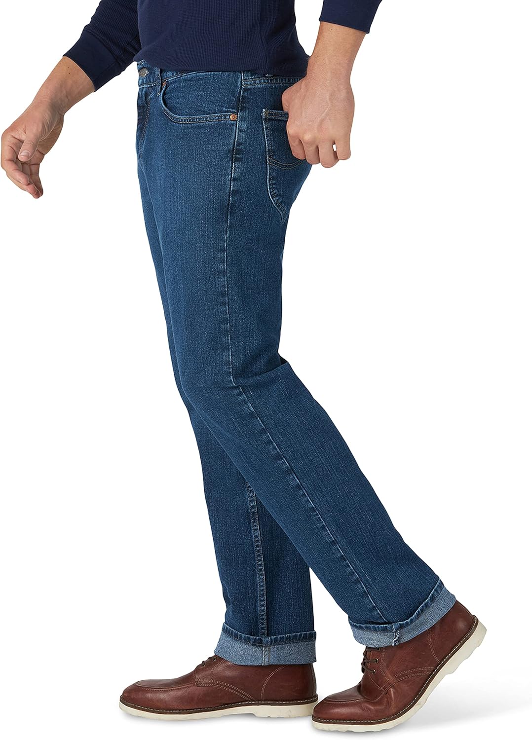 Lee Men's Legendary Regular Fit Straight Leg Jean, Steadfast, 30W x 30L
