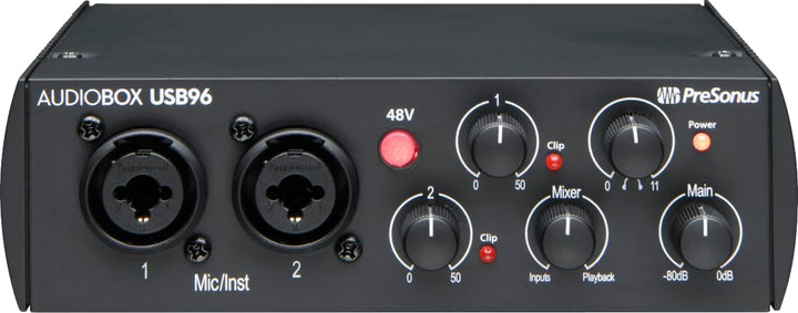 PreSonus AudioBox 96 Studio - 25-jährige Jubiläumsausgabe Interface, Mikrofon, Kopfhörer mit Softwar