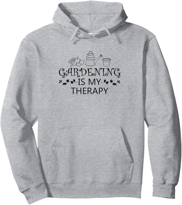 Garten als Therapie Lustiger Spruch Gartenarbeit Pullover Hoodie