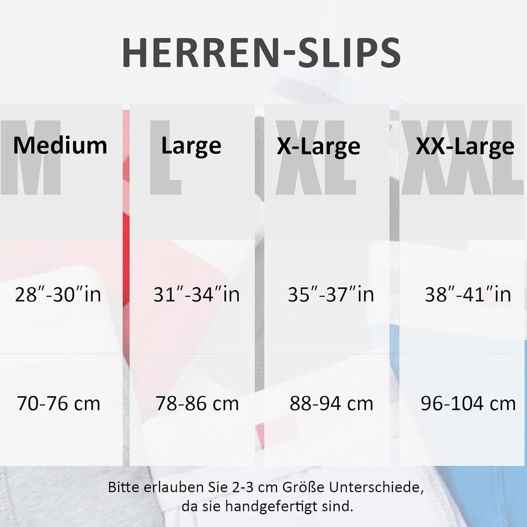 PHOLEEY Herren Slips Baumwolle Unterwäsche männer niedrige Taille atmungsaktive Unterhosen geeignet