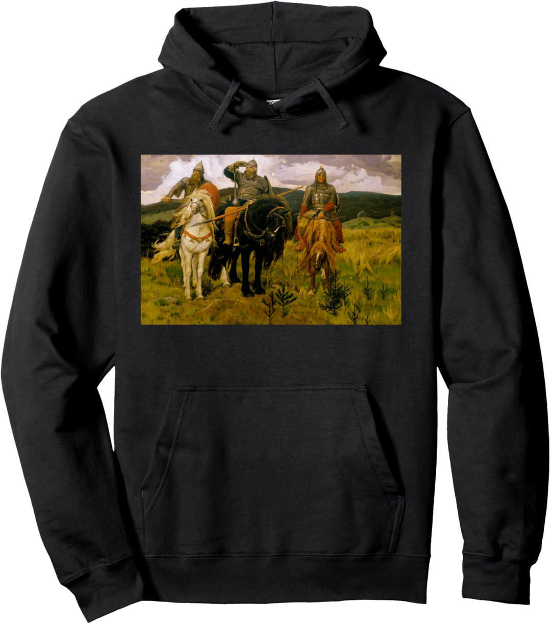 Bogatyrs Gemälde von Viktor Vasnetsov Pullover Hoodie