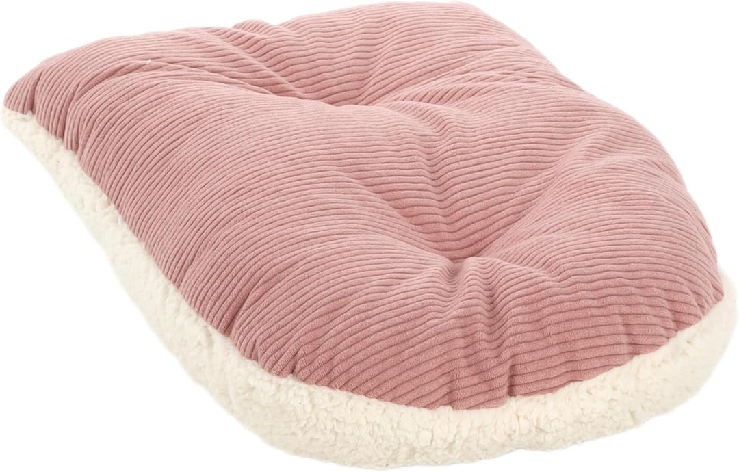 Flamingo Haustierbett Mila Rosa – Weich, Bequem, 50x37x18 cm, Waschbar, rutschfest, Rosa