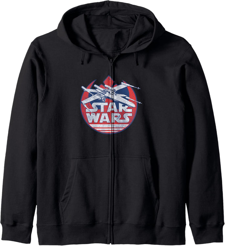 Star Wars X-Wing With Rebel Symbol Kapuzenjacke