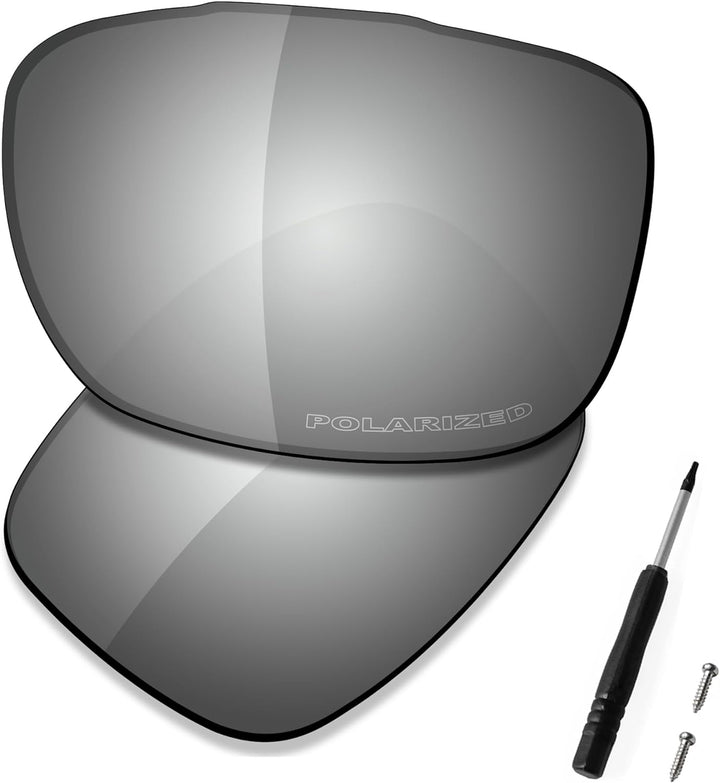 Saucer Premium Ersatzgläser für Oakley TwoFace OO9189 Sonnenbrillen High Definition - Chrome Metal P