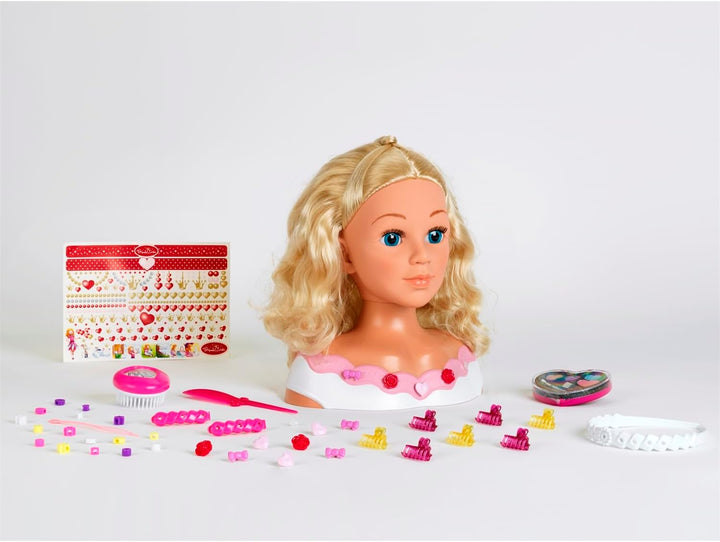 Klein Theo 5226 Schmink- und Frisierkopf Princess Coralie Rose