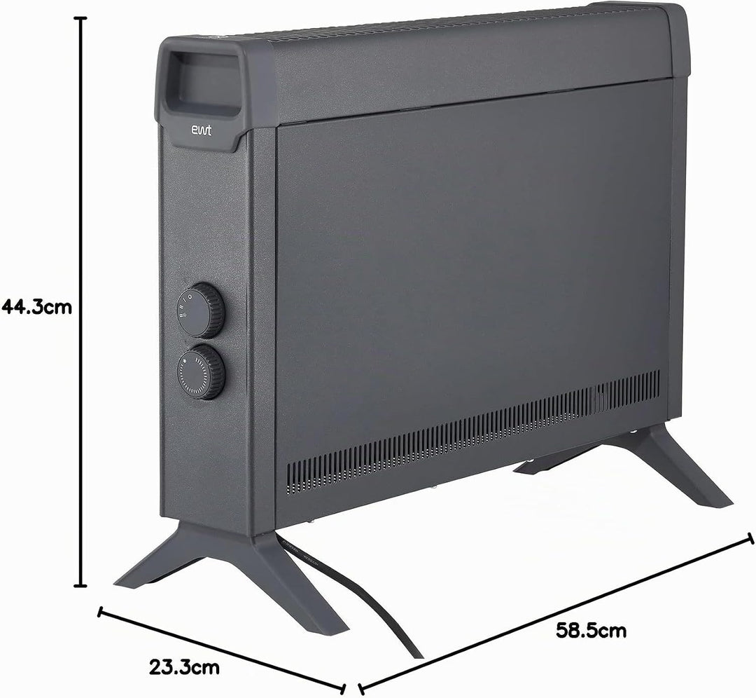 EWT 100204 Konvektor-Heizung Clima ML Turbo Öko-Radiator, schwarz