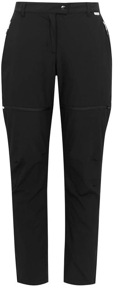Regatta Damen Hose Regatta Mountain Zip Off Wanderhose für Damen 34 Schwarz, 34 Schwarz