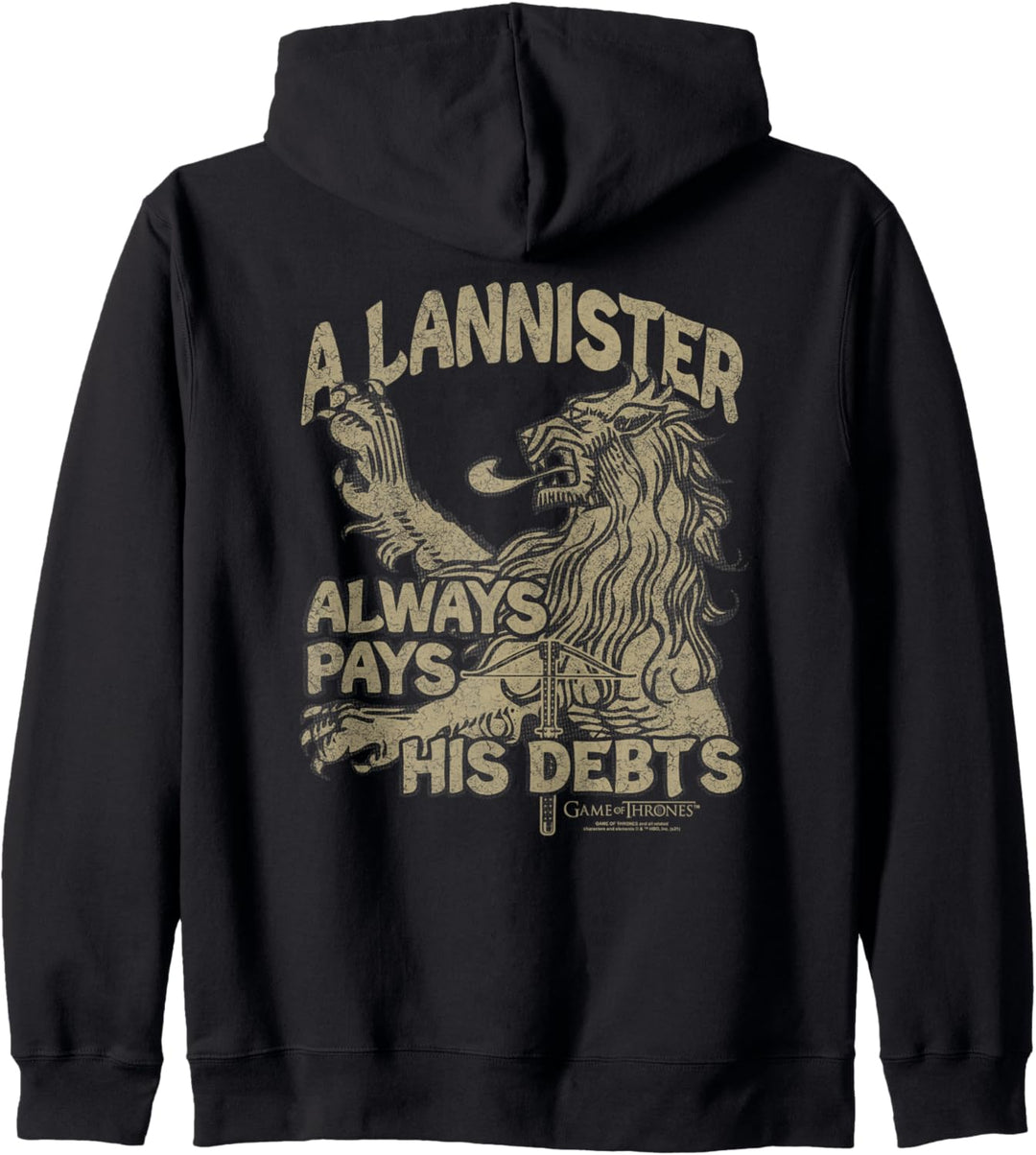 Game of Thrones A Lannister Always Pays his Debts Kapuzenjacke