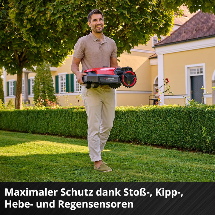 Einhell Mähroboter FREELEXO 500 Power X-Change (18 V, App-Steuerung, IPX5, Over-The-Air Updates via
