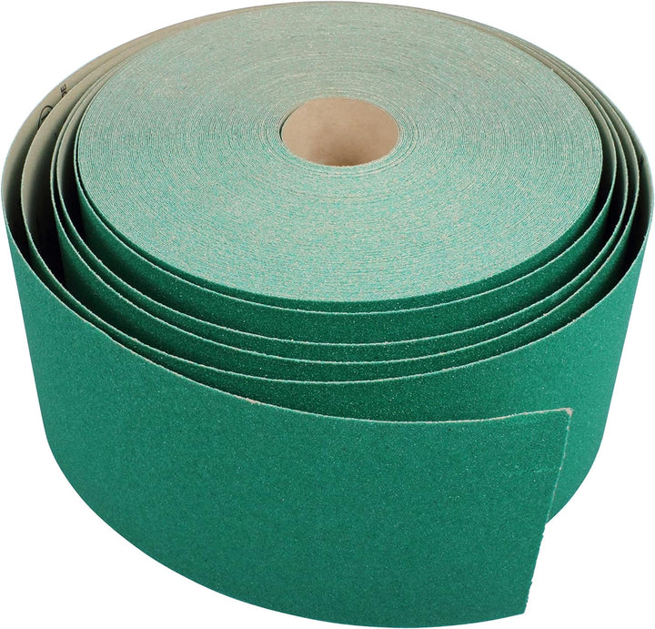 ProDec Schleifpapier, Körnung 80, mittelfein, Aluminiumoxid, 50 m x 115 mm, Rolle, grün Körnung 80 5
