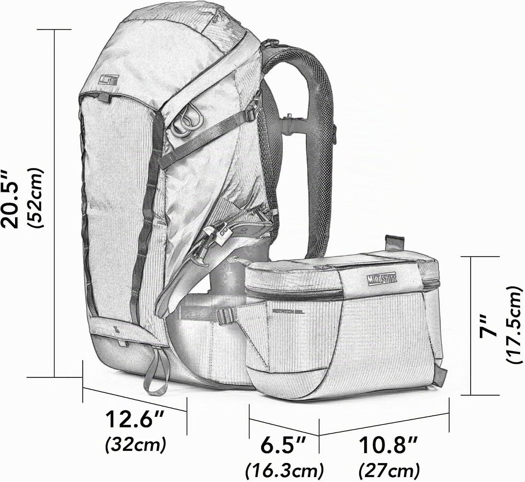 Think Tank Mindshift Unisex Erwachsene Rotation 22 Fotorucksack Schwarz/Grau 22 l 22L+, 22L+
