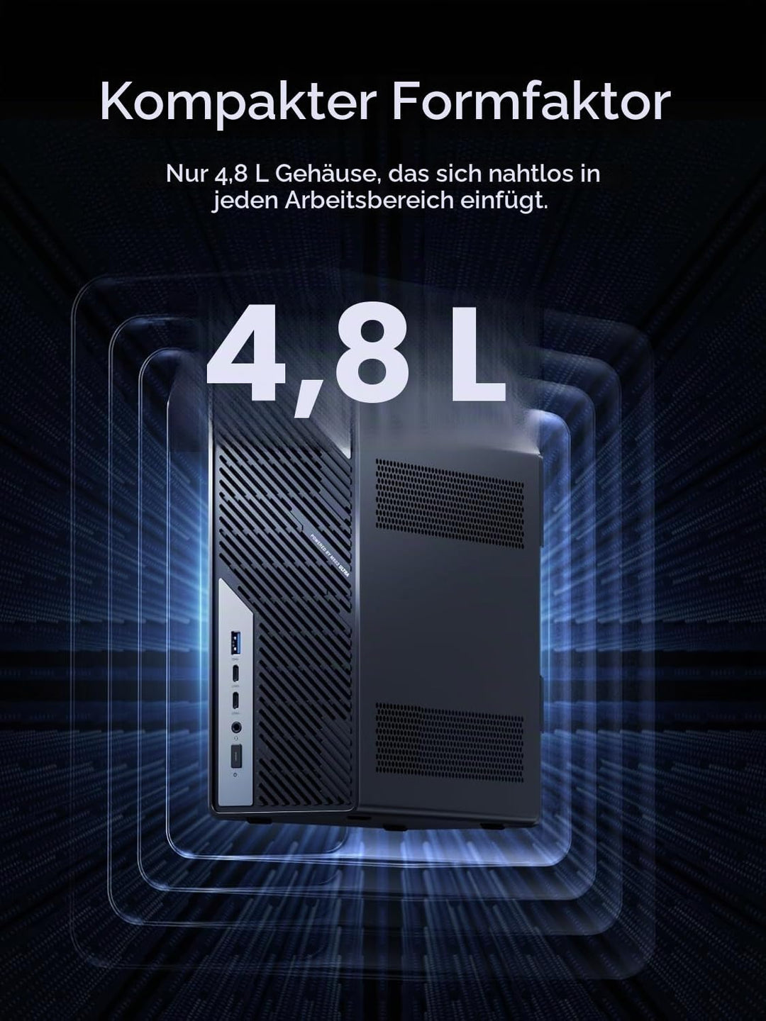 MINIS FORUM Mini PC G7 Ti SE, Core i7 Processor 14650HX, 16C/24 T bis zu 5.2 GHz, NVIDIA GeForce RTX