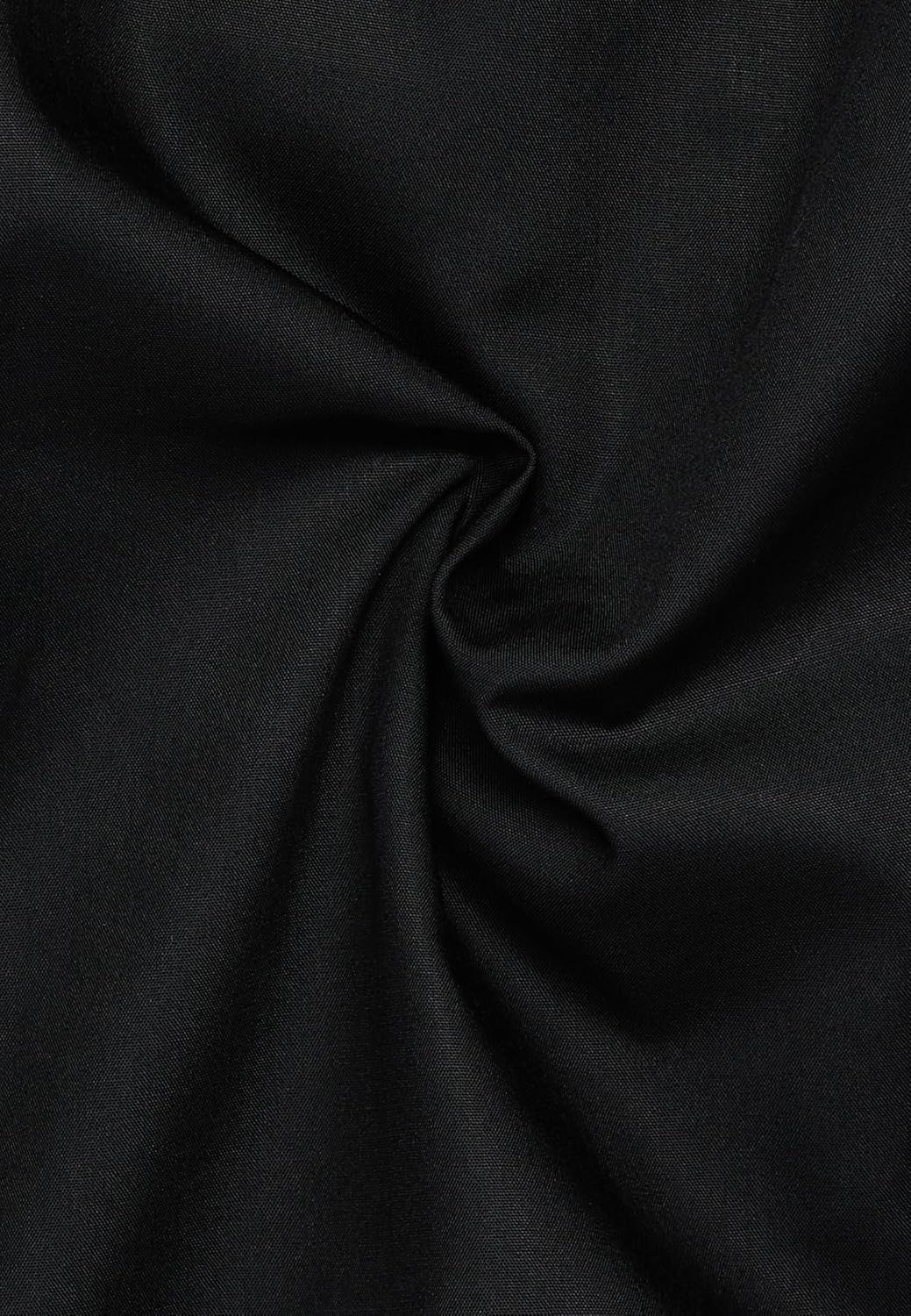 ETERNA Langarm Hemd COMFORT FIT Pinpoint unifarben mit Classic Kent Kragen 39 Schwarz (39), 39 Schwa