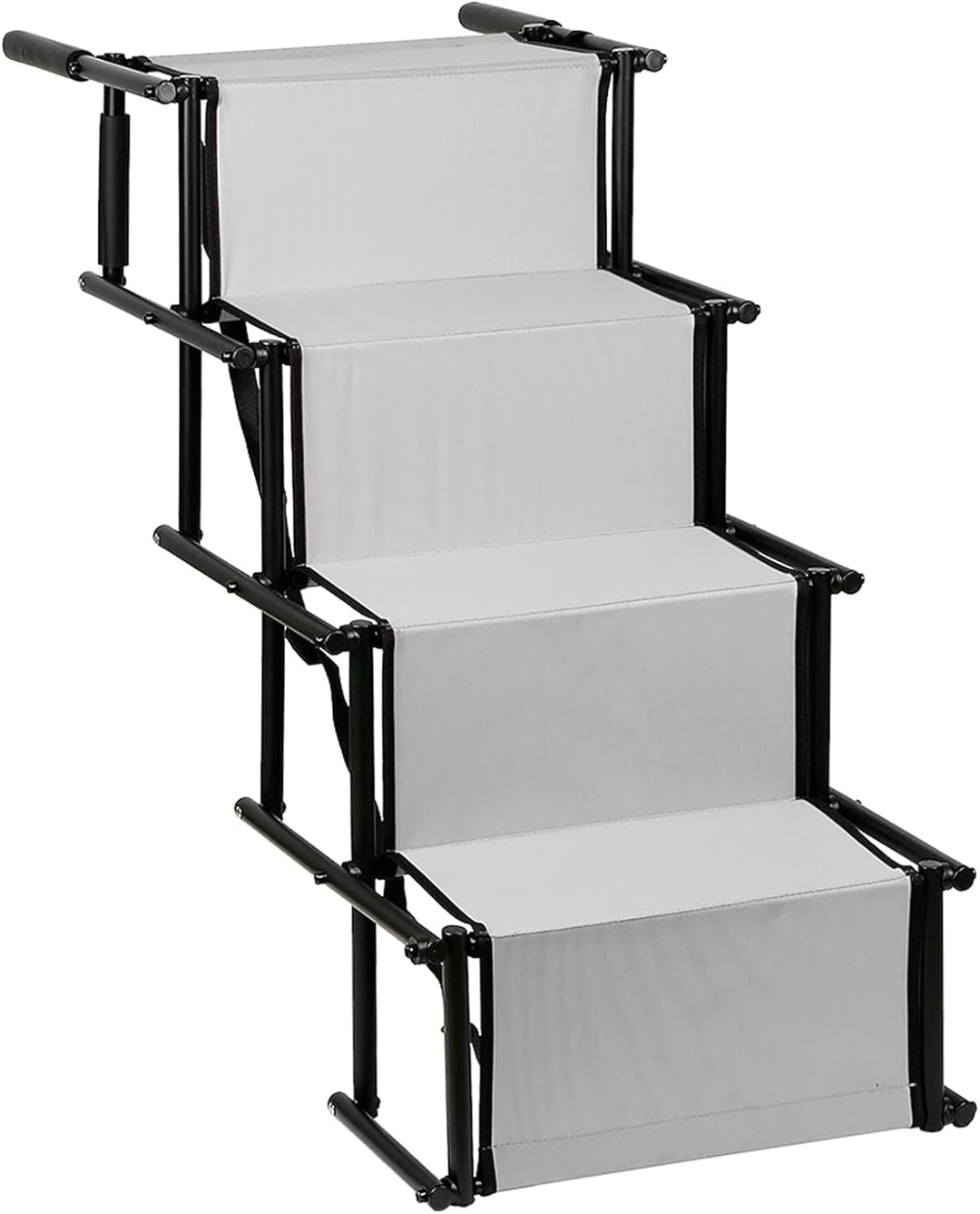 Homewell Hunderampe Auto Klappbar - Bis 70 kg Belastbar - Leicht zu Lagern - Treppe für Hunde mit Ve