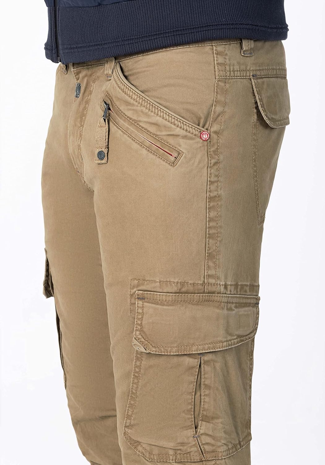 Timezone Herren Regular Bentz Freizeithose 33W / 34L Timber Beige, 33W / 34L Timber Beige