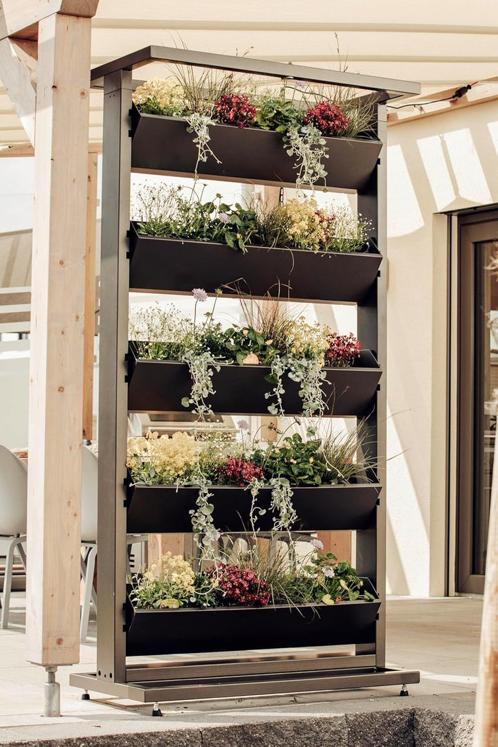 hiyard Bloomer Pflanzenregal | Vertical Garden | Pflanzsystem für Innen &amp; Aussen aus pulverbeschicht