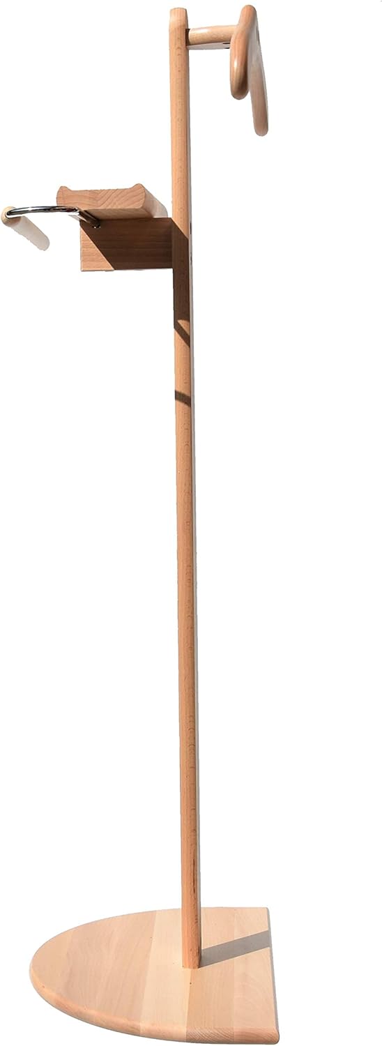 Hagspiel Herrendiener, Kleiderständer Buchenholz natur lackiert (stummer Diener), Made in