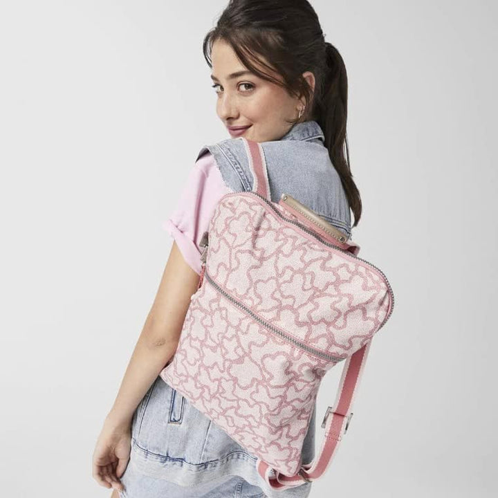 Rucksack KAOS Leinen in der Farbe Rosa