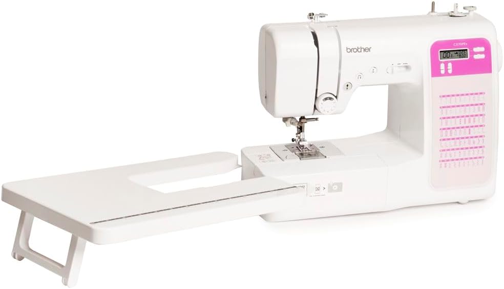 Brother CX70PES (Neues Modell) - Elektronische Nähmaschine mit 70 Stichen Nähen + Tisch und Tasche i