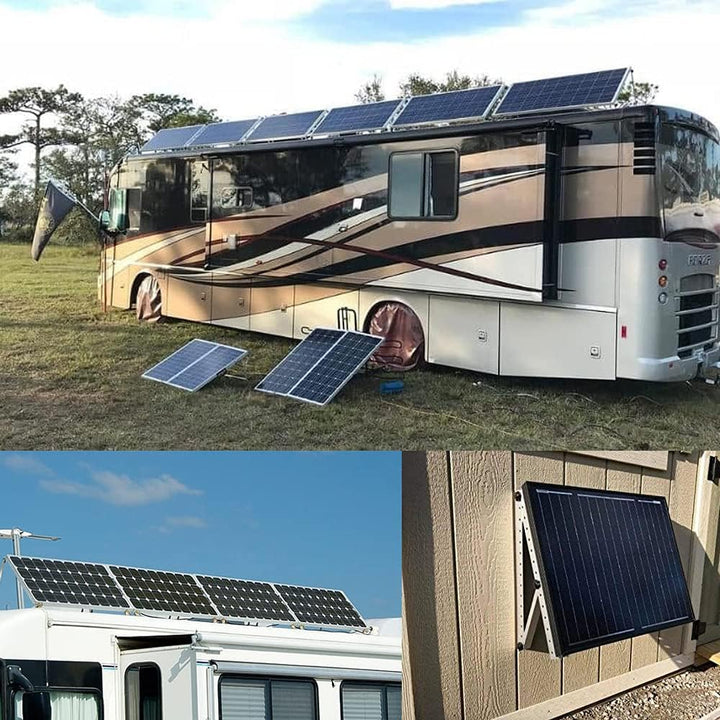 CMYYANGLIN Balkonkraftwerk Halterung Solarmodul Halterung Flachdach Solar Panel Mounting Brackets Ti