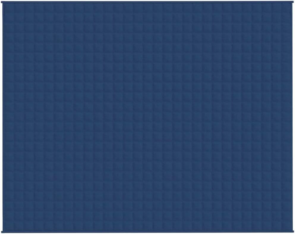 Homgoday Gewichtete Decke Blau 235x290 cm 11 kg Stoff, Möbeldekor Warme und Bequeme Decke, Hochwerti