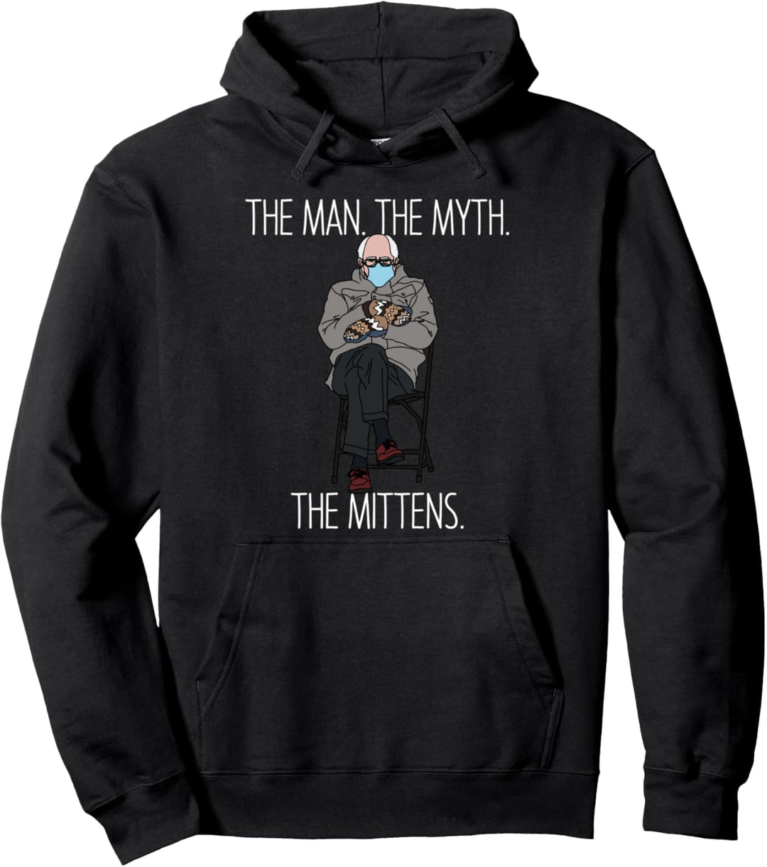 Der Mann Der Mythos Die Handschuhe Bernie Sanders Meme Pullover Hoodie