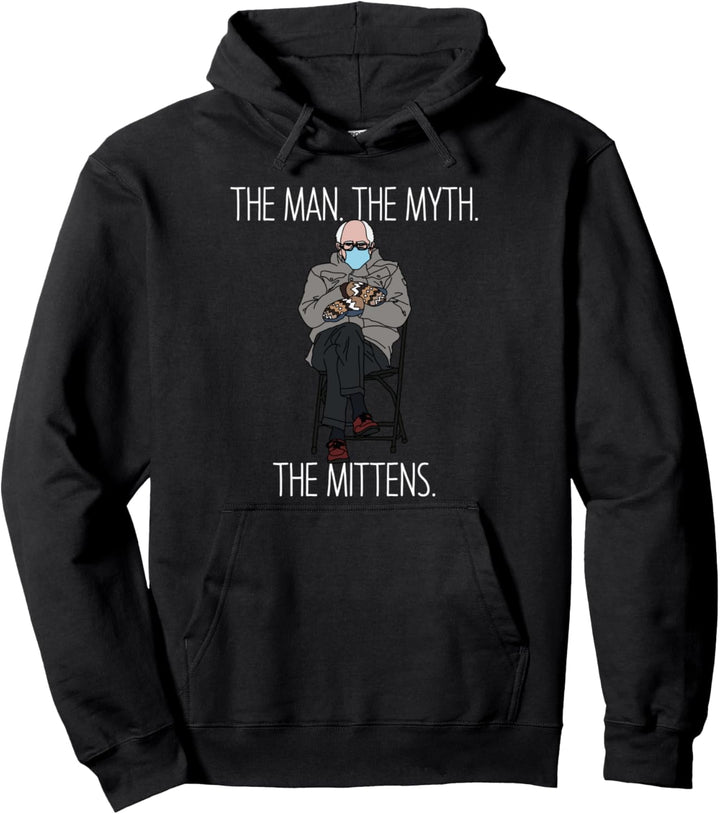 Der Mann Der Mythos Die Handschuhe Bernie Sanders Meme Pullover Hoodie