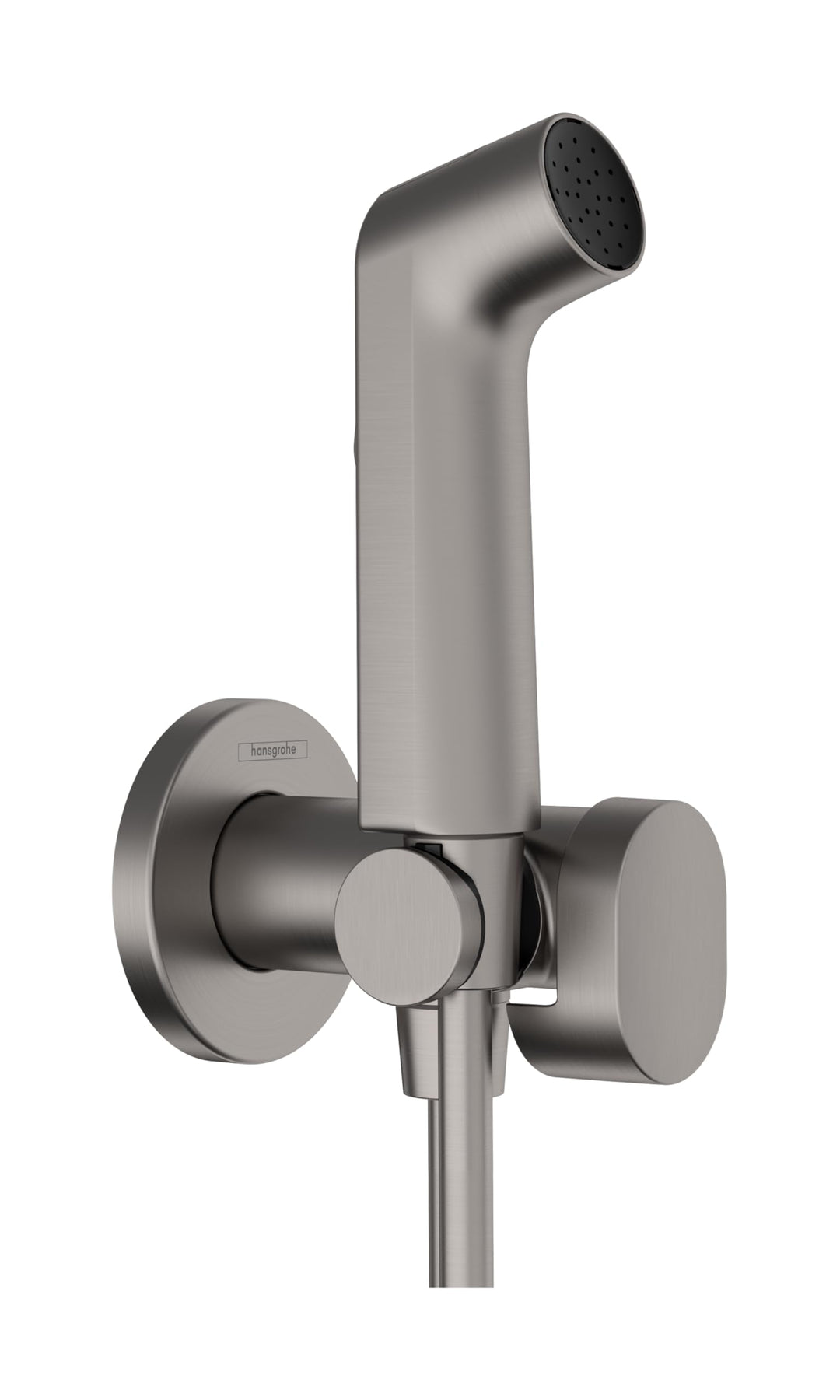 hansgrohe Bidette Handbrause S mit 1 wassersparenden Strahlart (EcoSmart), inkl. Absperrventil, Brau