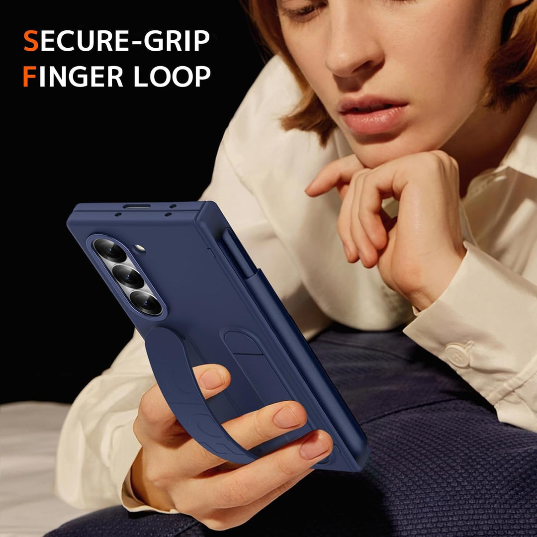 NINKI für Samsung Galaxy Z Fold 5 Hülle mit Stift und Halter Galaxy Z Fold 5 Handyhülle mit Ständer