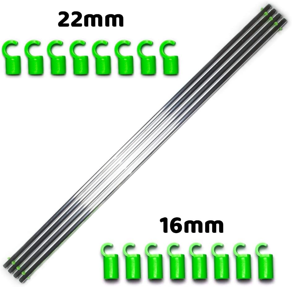 growber - Fixture Poles Für 22mm Zeltstangen - Stangen Set für Growbox und Growzelt