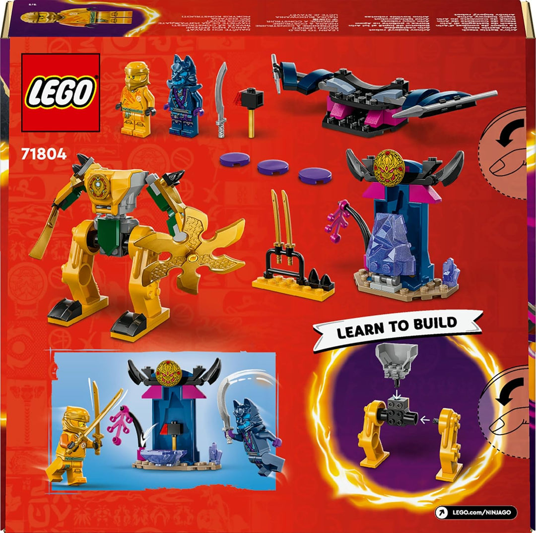 LEGO NINJAGO Arins Battle Mech, Ninja-Spielzeug für Kinder ab 4 Jahre mit Figuren inkl. Arin mit Min
