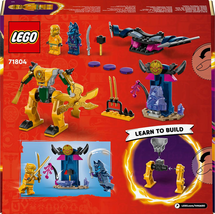 LEGO NINJAGO Arins Battle Mech, Ninja-Spielzeug für Kinder ab 4 Jahre mit Figuren inkl. Arin mit Min