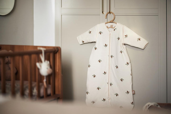 Jollein Baby Boys, Baby Girls, Unisex Baby abnehmbare Ärmel 90cm Rosehip Schlafsack