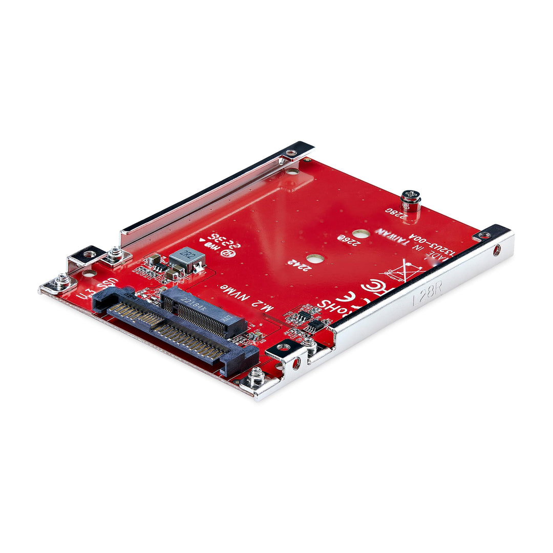 StarTech.com M.2 auf U.3 Adapter für M.2 NVMe SSDs, PCIe M.2 Laufwerk zu 2,5 Zoll U.3 (SFF-TA-1001)