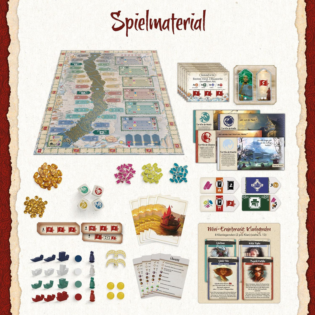 Kosmos 685447 Am goldenen Fluss, Strategiespiel für Kenner mit taktischer Tiefe und Vorausplanung, f