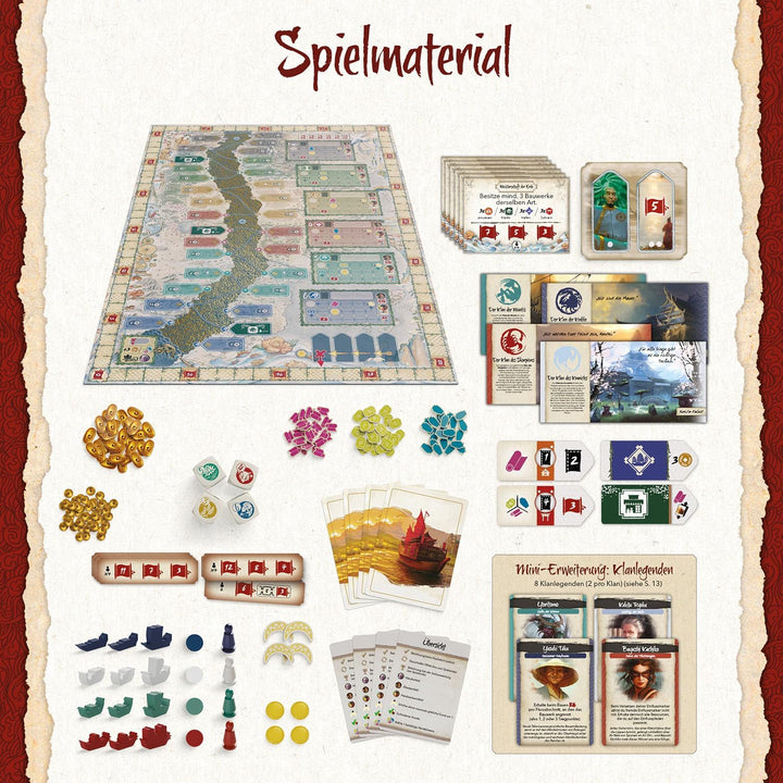 Kosmos 685447 Am goldenen Fluss, Strategiespiel für Kenner mit taktischer Tiefe und Vorausplanung, f