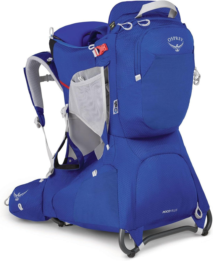 Osprey Poco Plus Kindertragerucksack zum Wandern, Unisex Einheitsgrösse Blue Sky, Einheitsgrösse Blu