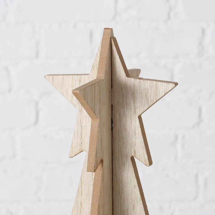 Etagere Christmas Tree Natur braun Holz Dekoetagere Weihnachtsbaum Tannenbaum