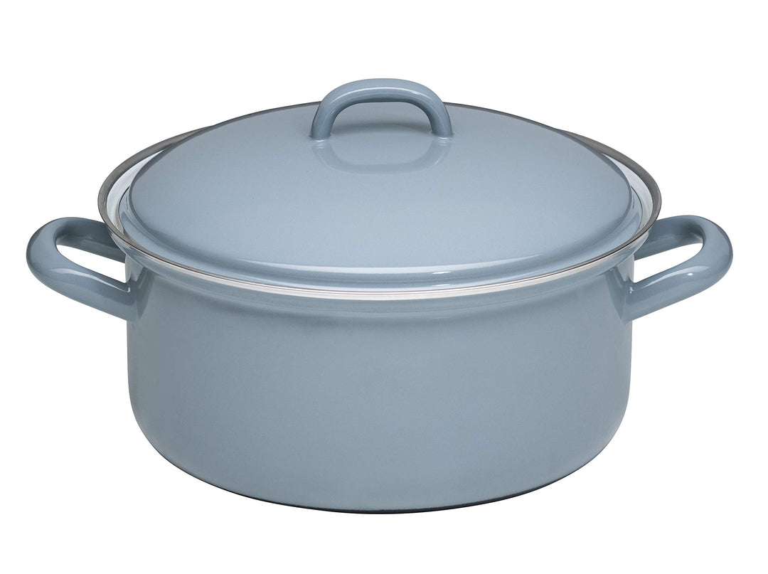 Generisch Riess, 0130-065, Kasserolle mit Deckel 20, Classic - Pure Grey, Durchmesser 20 cm, Inhalt