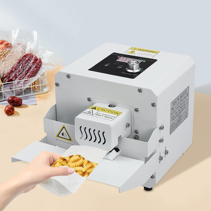 NEWTRY Elektrischer automatischer Rollverschliesser für Beutel, kontinuierliches Heisssiegelgerät ge