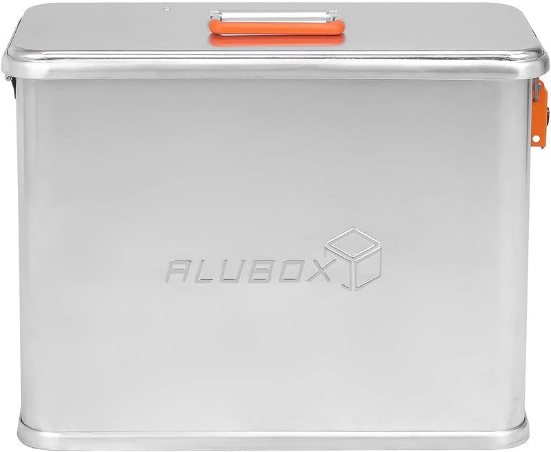 ALUBOX Motorrad Seitenkoffer ABX-M32-32 Liter, Aluminium, 32 Liter