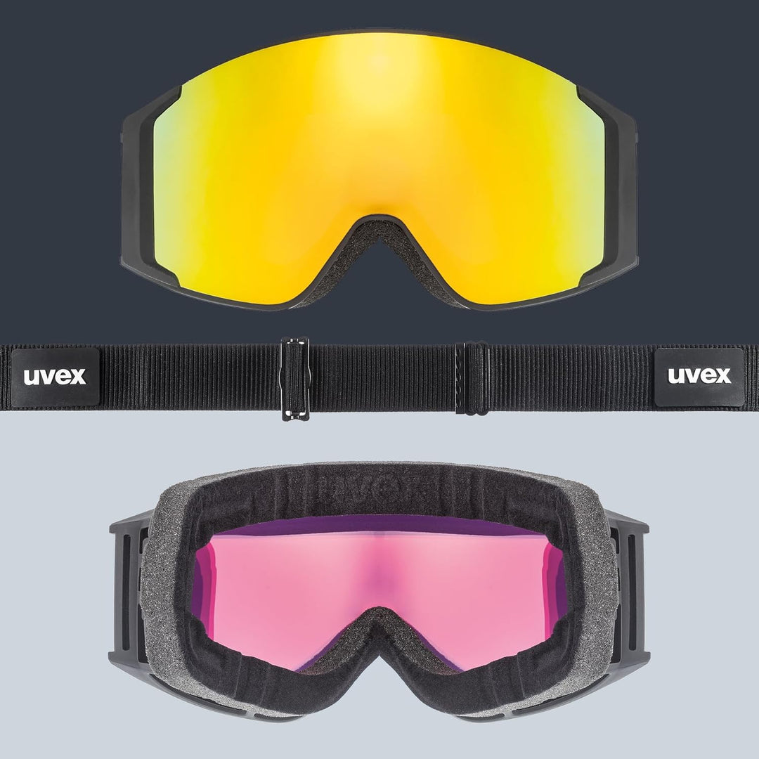 Uvex Unisex G.gl 3000 To Skibrille (1er Pack) Einheitsgrösse black mat/gold-rose, Einheitsgrösse bla